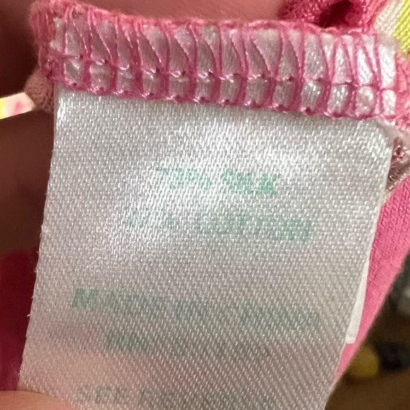 Lilly Pulitzer Claire Dress Silk Blend Queen Anne Lace Print Size Medium V-Neck - Picture 7 of 8